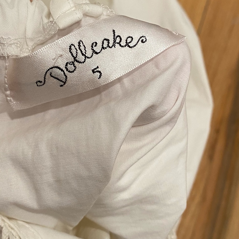 Dollcake White Halter Dress size 5 - Picture 2 of 8